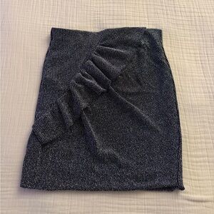 IRO Textured Gray Pencil Skirt